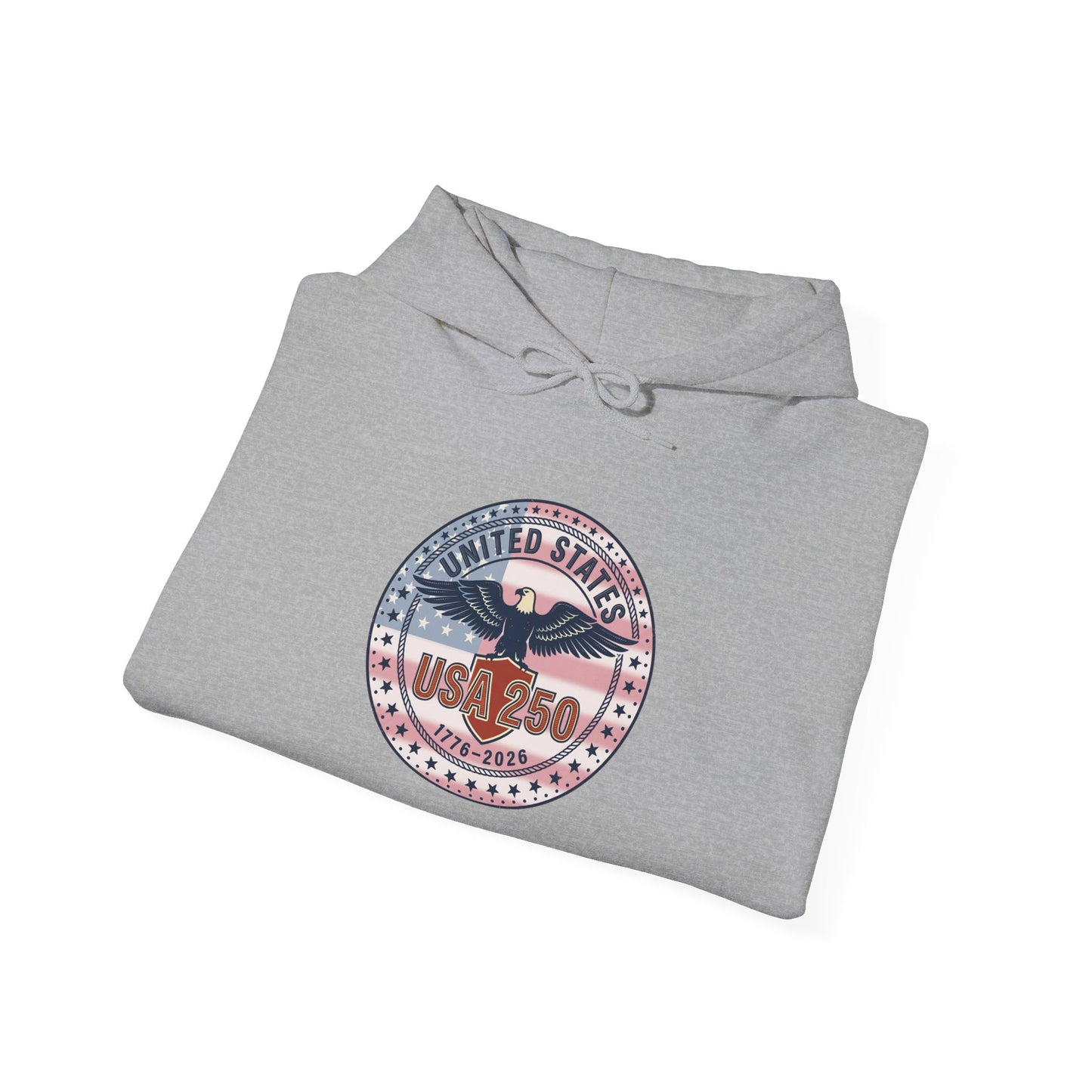 250th Anniversary Patriotic Seal Hoodie | 4th of July, USA Bicentennial Style