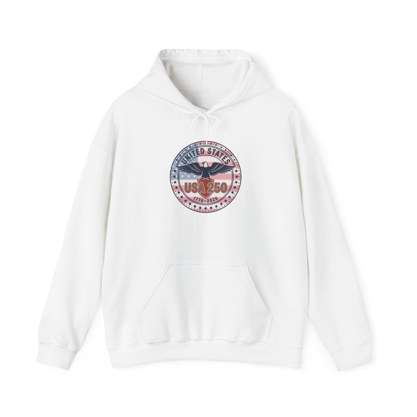 250th Anniversary Patriotic Seal Hoodie | 4th of July, USA Bicentennial Style