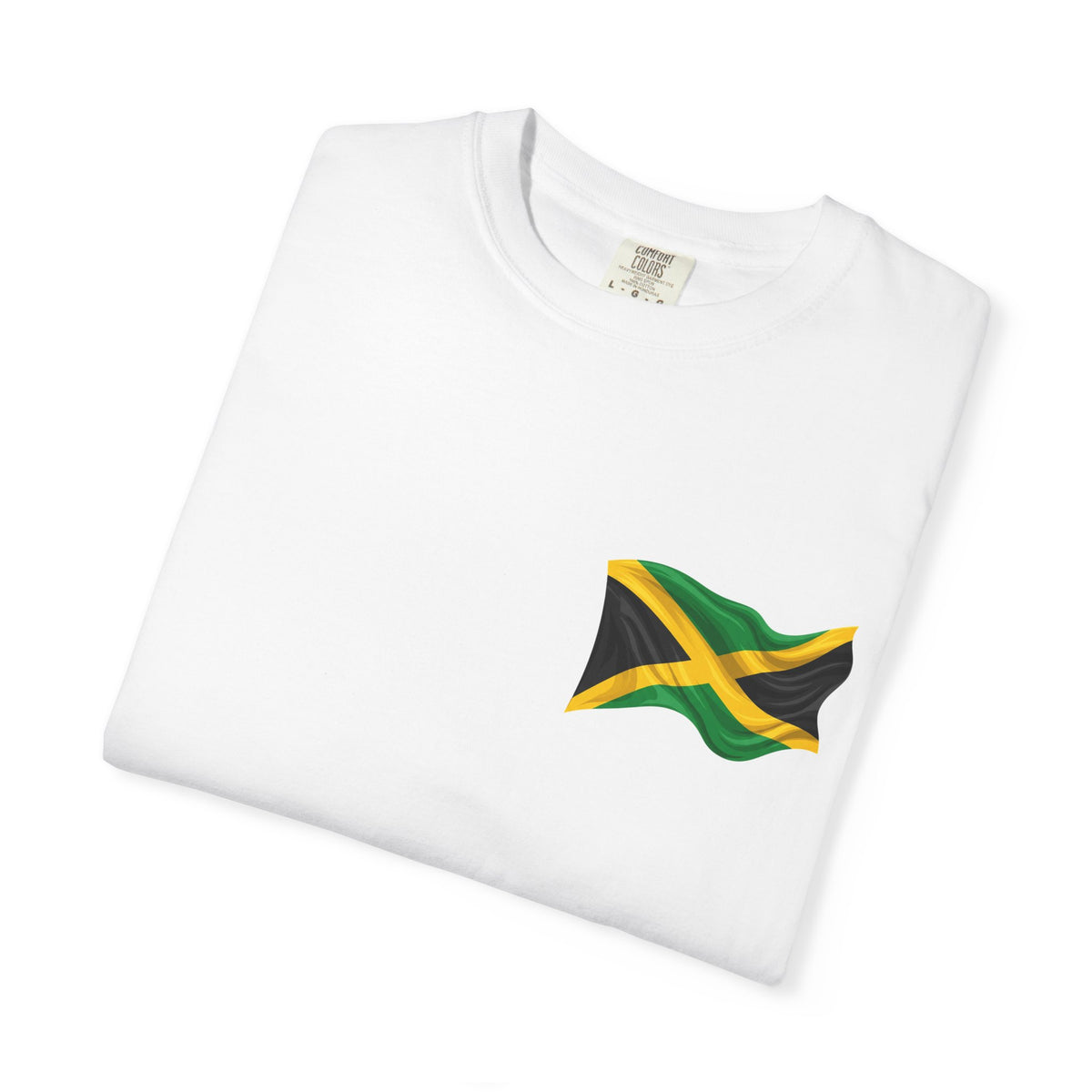 Jamaica Flag Pocket T-Shirt — Soul Appeal Logo Back