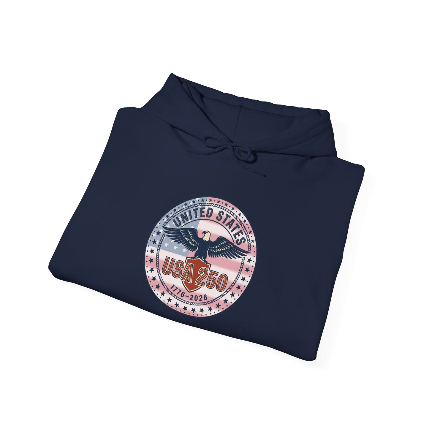 250th Anniversary Patriotic Seal Hoodie | 4th of July, USA Bicentennial Style