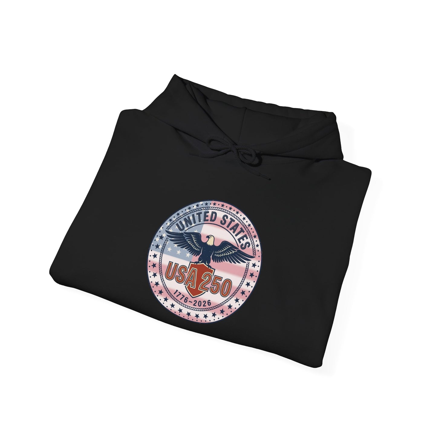 250th Anniversary Patriotic Seal Hoodie | 4th of July, USA Bicentennial Style