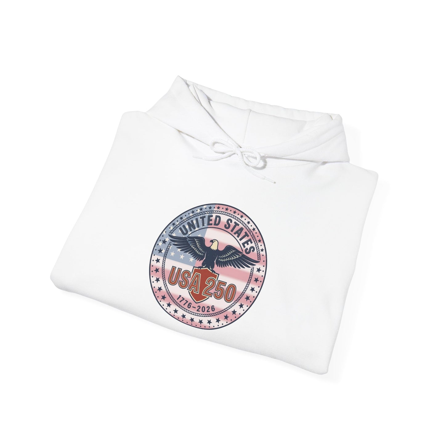 250th Anniversary Patriotic Seal Hoodie | 4th of July, USA Bicentennial Style