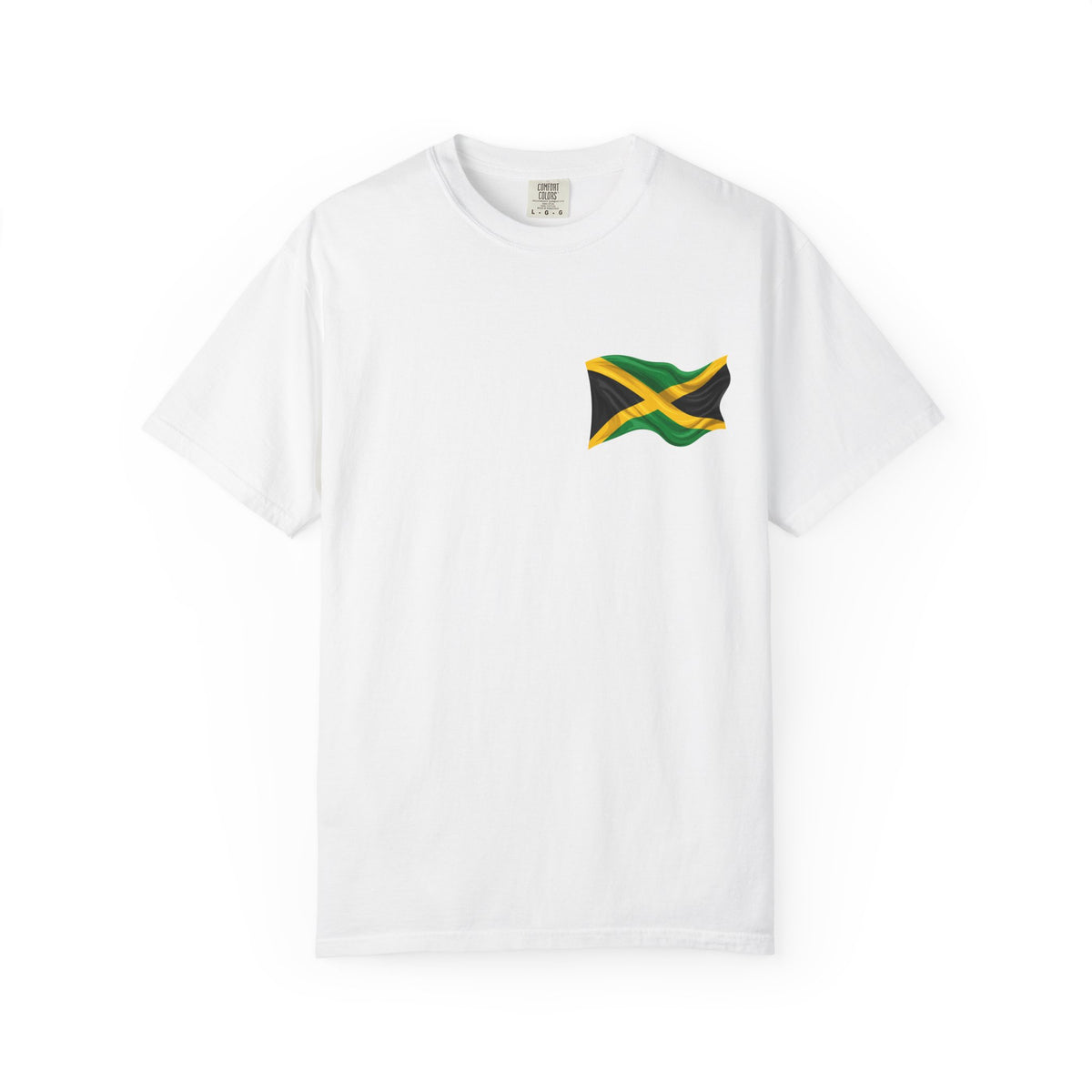 Jamaica Flag Pocket T-Shirt — Soul Appeal Logo Back