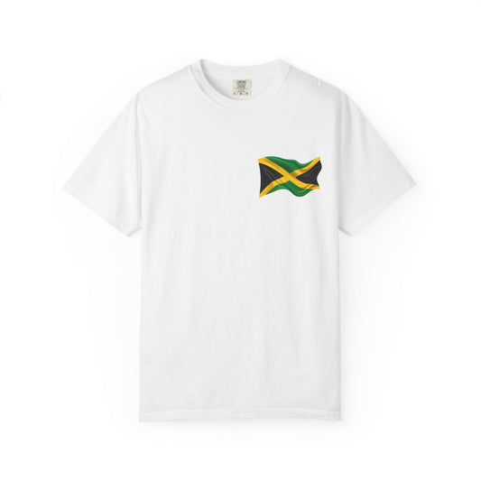 Jamaica Flag Pocket T-Shirt — Soul Appeal Logo Back